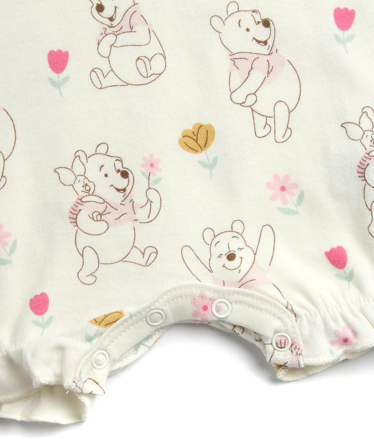 Baby Girls Romper - 2 Pack Ruffled Short Sleeve Baby Jumpsuit Romper - Cozy Baby Clothes for Girls (Newborn/Infant)