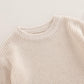 Baby Girl Boy Sweater Knit Oversized Pullover Sweatshirt Romper Onesie Warm Fall Winter Clothes Outfit Newborn