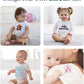 3-Pack Baby Neutral White Slip-On Shirt