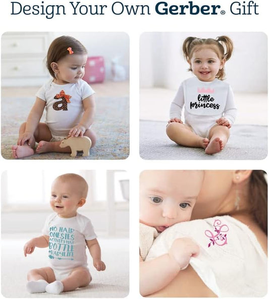 3-Pack Baby Neutral White Slip-On Shirt