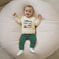 Toddler Baby Boy Fall Clothes Animal Print Long Sleeve Pullover Tops + Drawstring Pants Winter Outfits