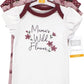 Baby Girls Cotton Bodysuits 3-Pack