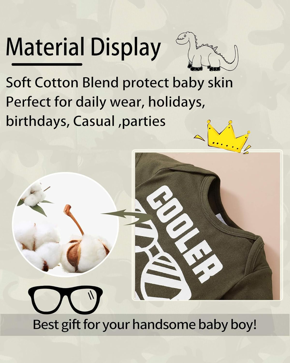 Newborn Baby Boy Clothes Outfits Letter Prined Romper Pants Set Infant Baby Boy Clothing 0 3 6 9 12 18 Months