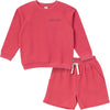 Baby Boys 2-Piece Long-Sleeve Top & Short Set