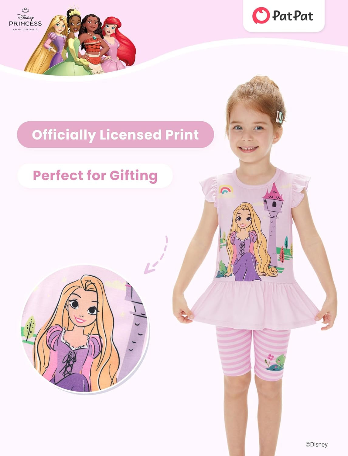 Minnie Mouse Frozen Princess Marvel Toddler Girls Clothes Long Sleeve Sweatshirt + Leggings 2Pcs Outfits Set 2-6Y
