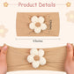 5 Pcs Baby Flower Headbands Baby Girls Nylon Headbands Soft Hairbands Hair Accessories for Newborn Infant Toddler Kids