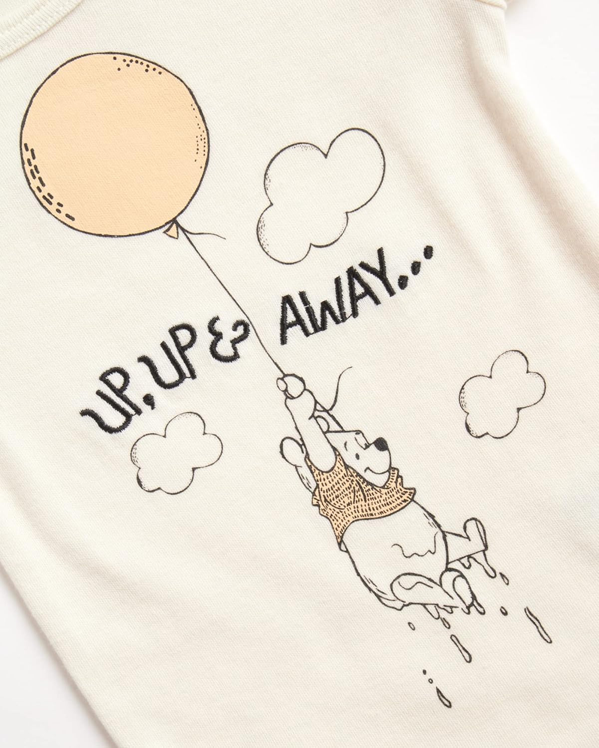 Newborn Baby Girl Boy Clothes - 7 Piece Mickey Mouse Winnie the Pooh Bib Onesie Overall Beanie Pants Gift Bag Gift Set