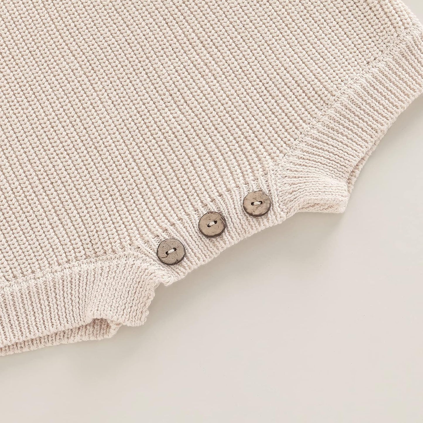 Baby Girl Boy Sweater Knit Oversized Pullover Sweatshirt Romper Onesie Warm Fall Winter Clothes Outfit Newborn
