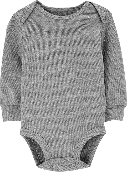 Baby 4-Pack Long-Sleeve Thermal Bodysuit