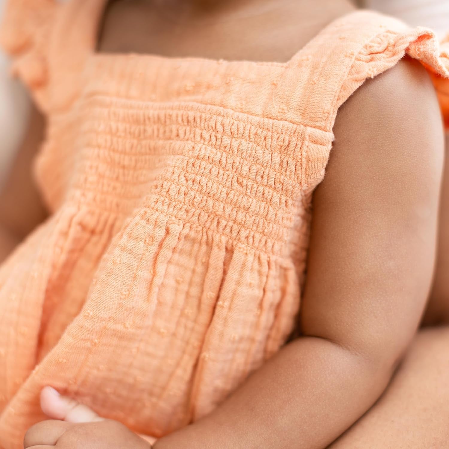 Baby-Girls Jumpsuit, 100% Organic Cotton One-Piece Sleeveless Outfit Coverall