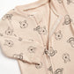 Newborn Baby Girl Boy Clothes - 7 Piece Mickey Mouse Winnie the Pooh Bib Onesie Overall Beanie Pants Gift Bag Gift Set