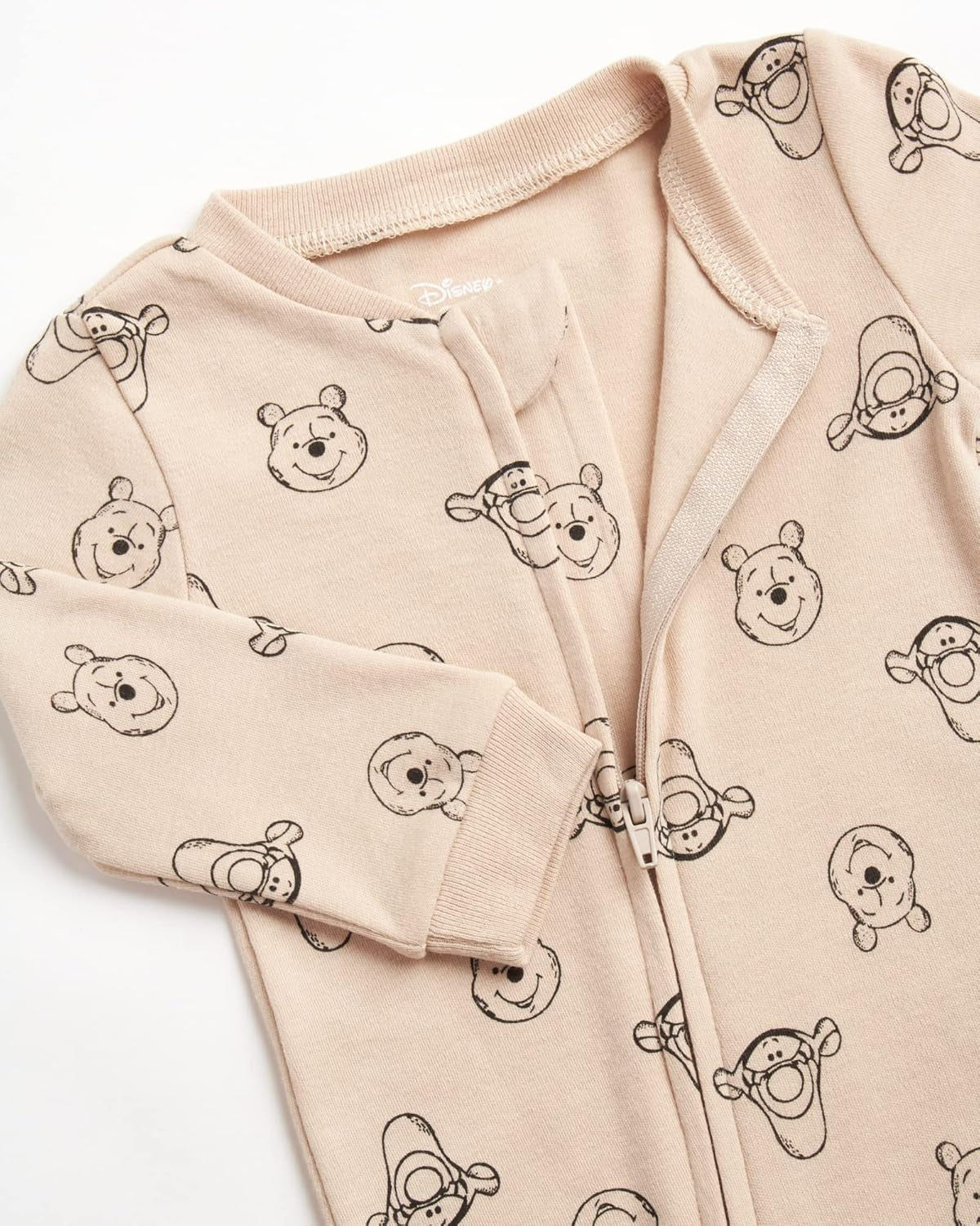 Newborn Baby Girl Boy Clothes - 7 Piece Mickey Mouse Winnie the Pooh Bib Onesie Overall Beanie Pants Gift Bag Gift Set